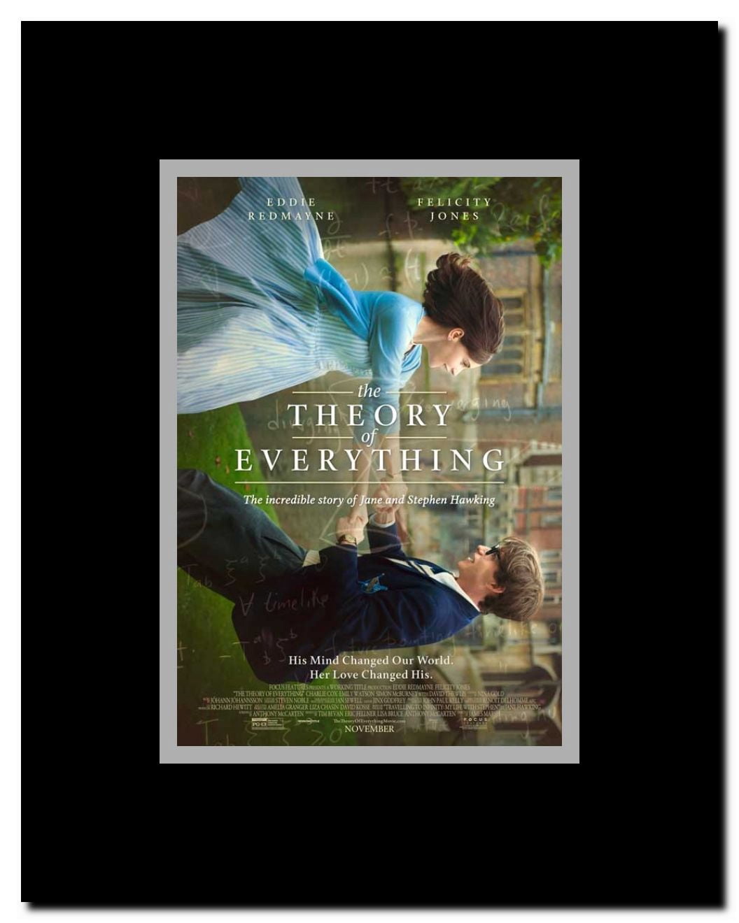 The Theory of Everything Framed Movie Poster
