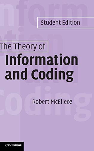Pre-Owned The Theory of Information and Coding: Student Edition: 86 (Encyclopedia of Mathematics ...