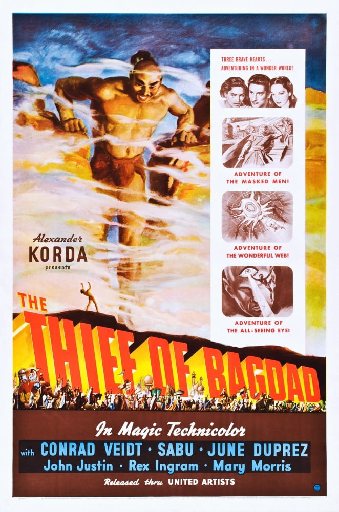 The Thief Of Bagdad Canvas Art - (24 x 36)