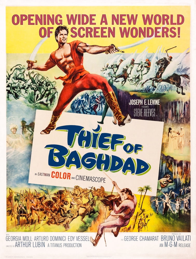 The Thief Of Baghdad Canvas Art - (24 x 36)
