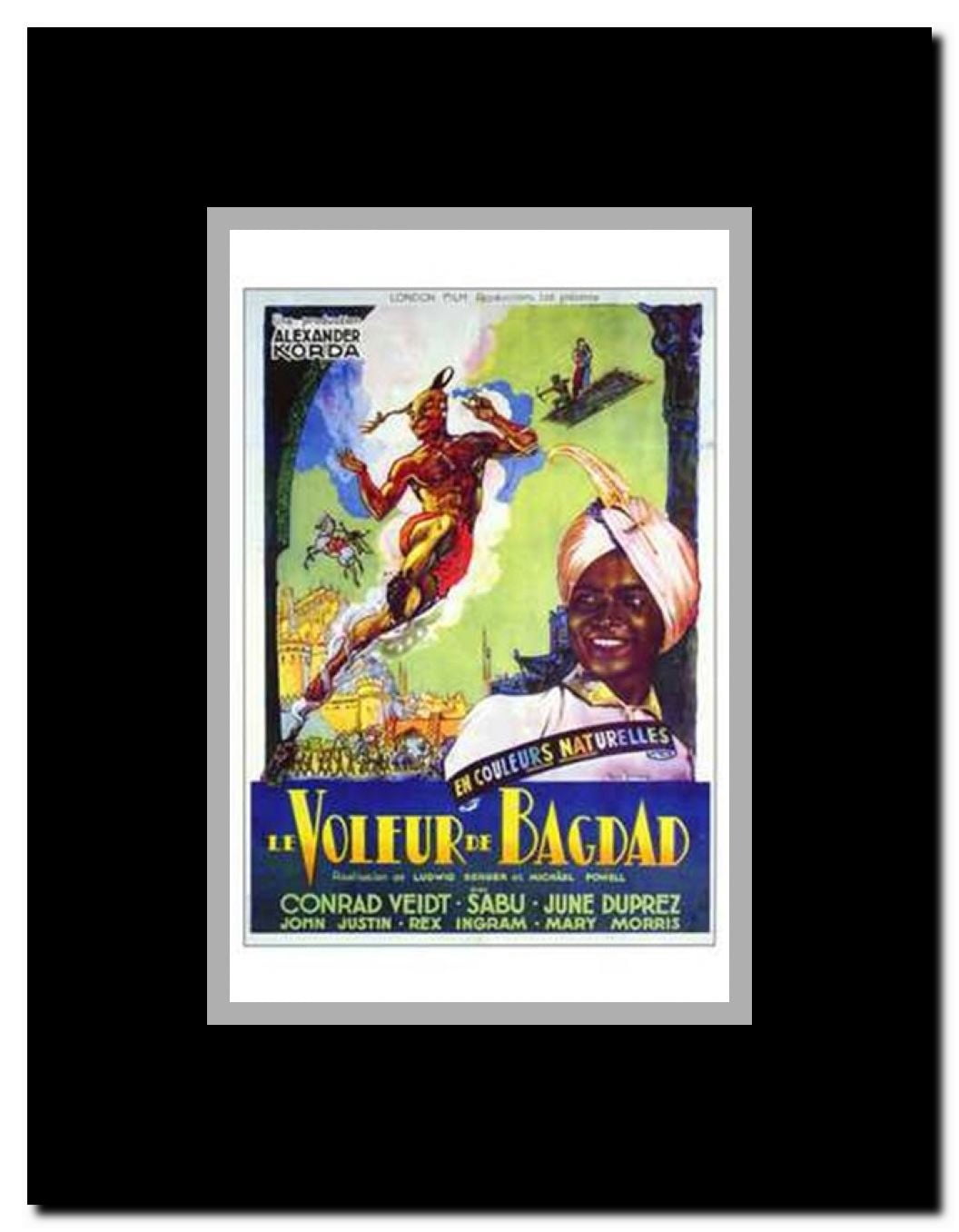 The Thief of Bagdad Framed Movie Poster