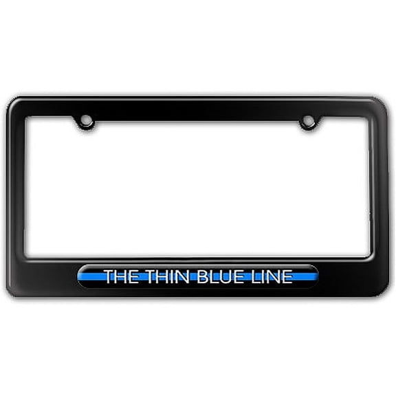 The Thin Blue Line - Police License Plate Frame