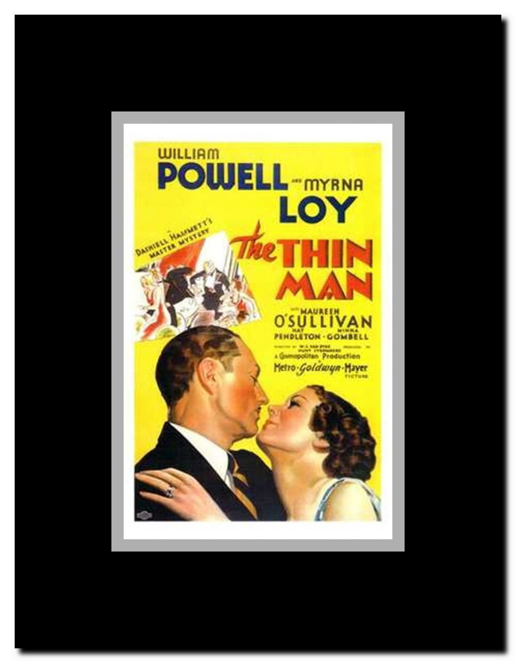 The Thin Man Framed Movie Poster