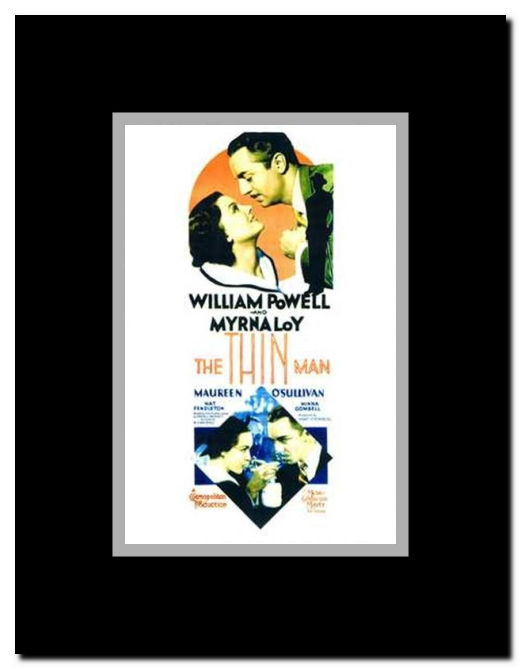 The Thin Man Framed Movie Poster