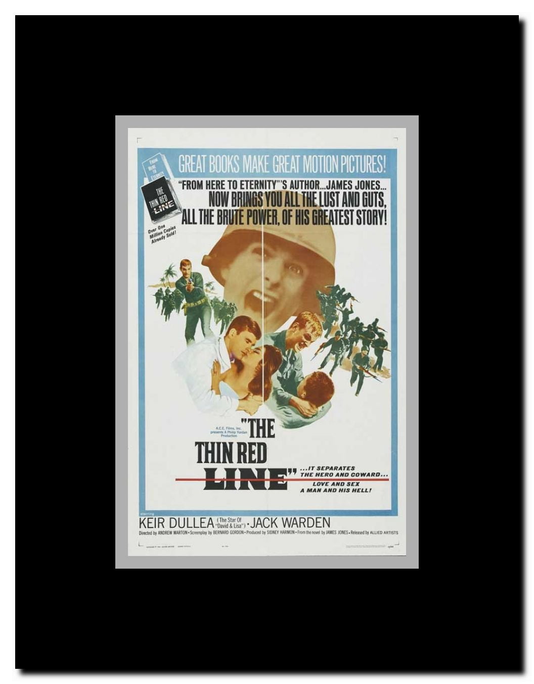 The Thin Red Line Framed Movie Poster