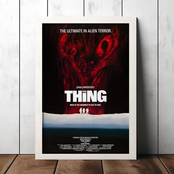 The Thing (1982) Classic Horror Movie Poster - Film Fan Collectibles - Vintage Movie Poster - Home Decor - Wall Art - Posters Gifts, UNFRAMED-16x24