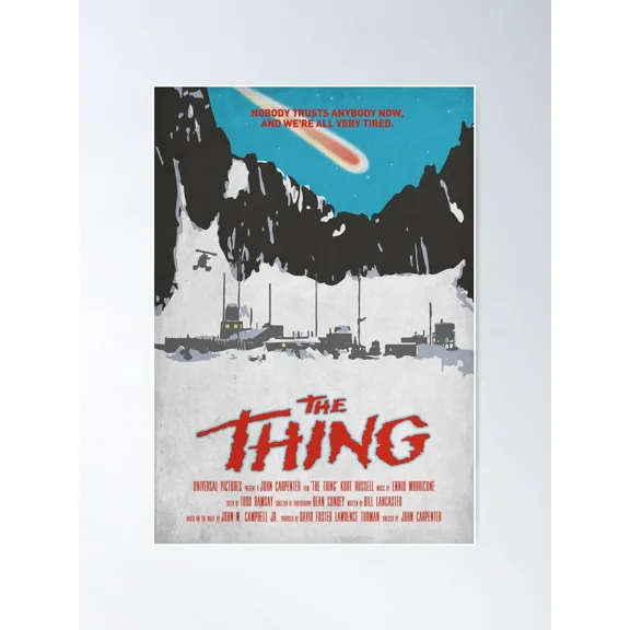 The Thing 1982 Horror Movie Poster Unframed Size 24''x36'' GooGate