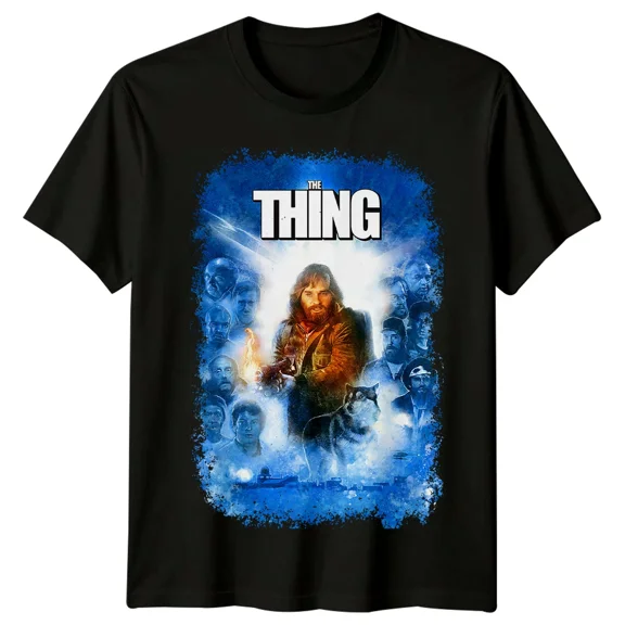 The Thing (1982) Movie Poster Inspired T-Shirt Retro Film Tee Unisex