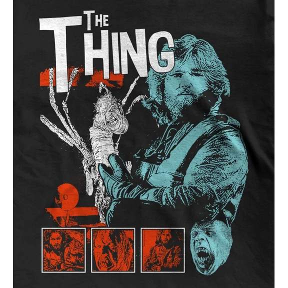 The Thing 1982 Movie T-Shirt - R.J. MacReady Graphic Tee, Outpost 31 Horror
