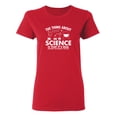 thumbnail image 1 of The Thing About Science Sarcastic Novelty Gift Idea Adult Humor Funny Women's Casual Tees, 1 of 3