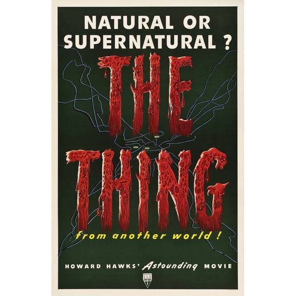 The Thing (Aka The Thing From Another World) Us Poster Art 1951. Movie Poster Masterprint (11 x 17)