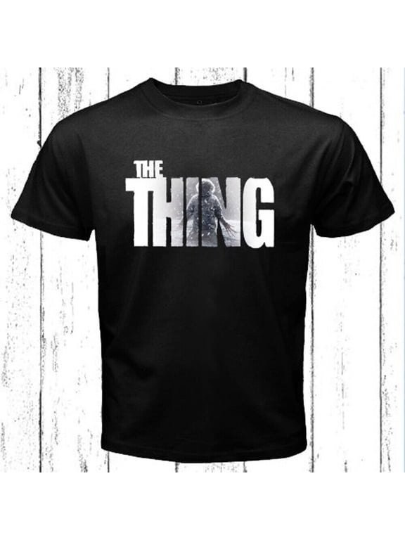 The Thing Horror Movie Men's Black T-Shirt Size S-3XL