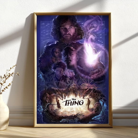 The Thing Horror Movie Poster, Horror Movie Wall Art - MULTIPLE SIZE, UNFRAMED