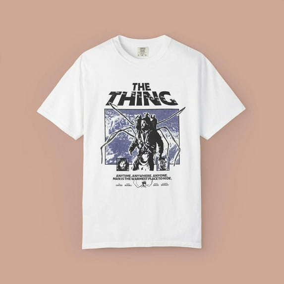 The Thing Vintage Horror Movie Graphic Tee, Unisex Retro Shirt, Casual Streetwear, Horror Gift