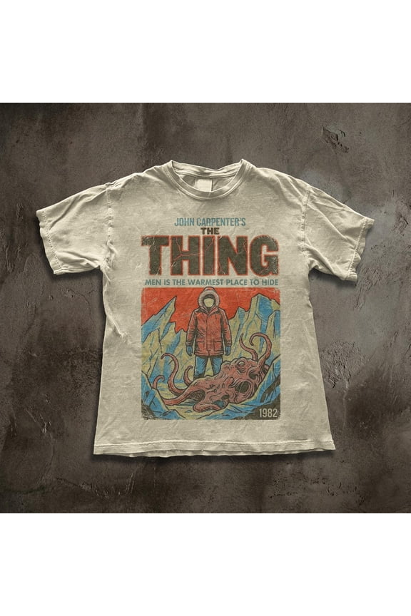The Thing poster T-Shirt | Retro horror graphic tee