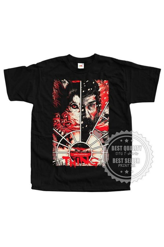 The Thing v33 T SHIRT Horror Movie Poster BLACK All Sizes S to 5XL