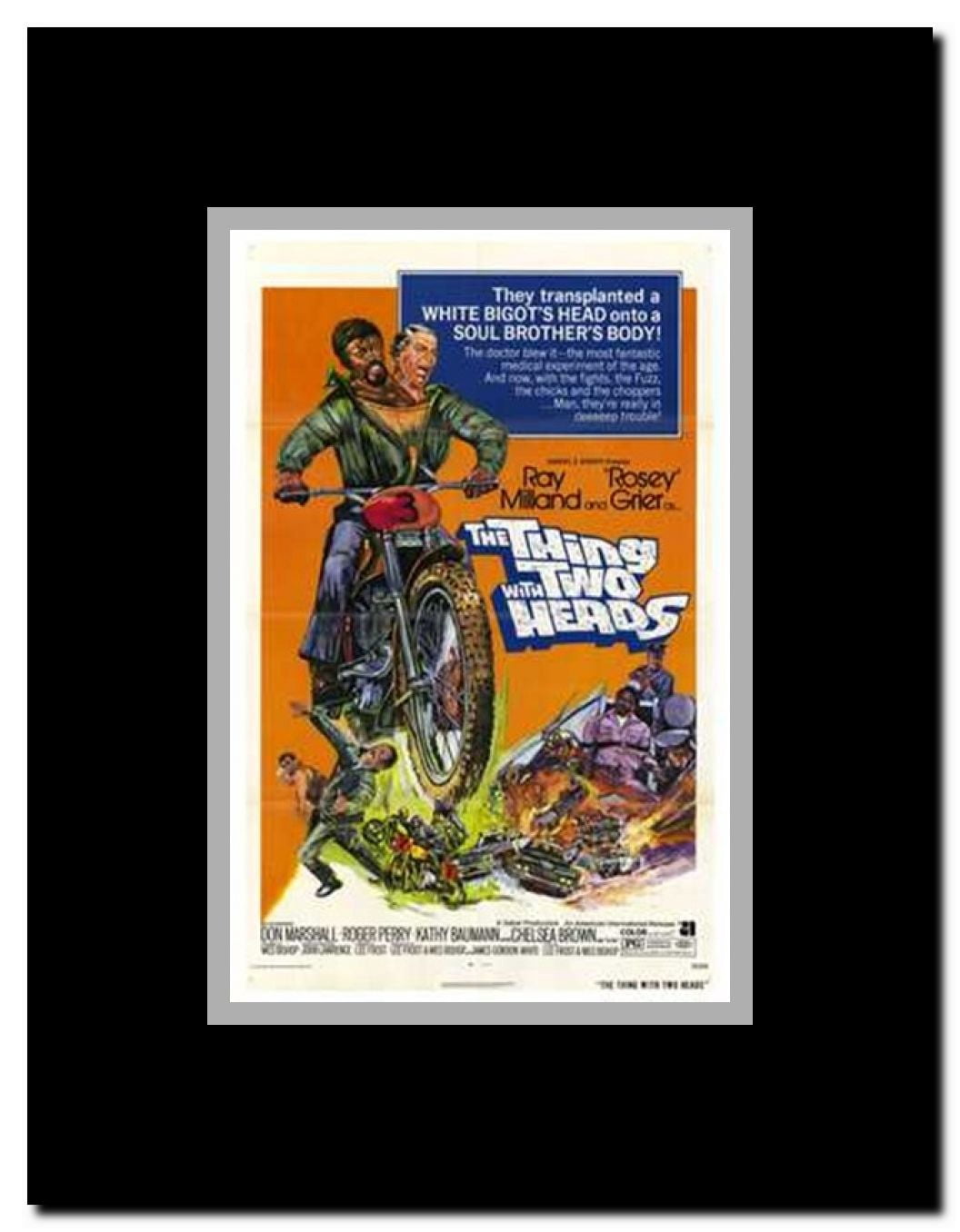 The Thing with Two Heads Framed Movie Poster