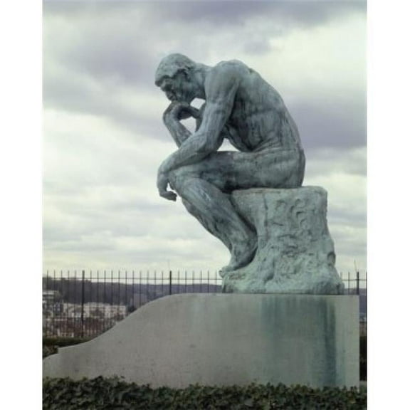 The Thinker , 1880, Auguste Rodin (1840-1917/French) , Bronze , Musee Rodin, Paris Poster Print (18 x 24)