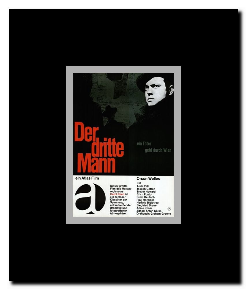 The Third Man Framed Movie Poster