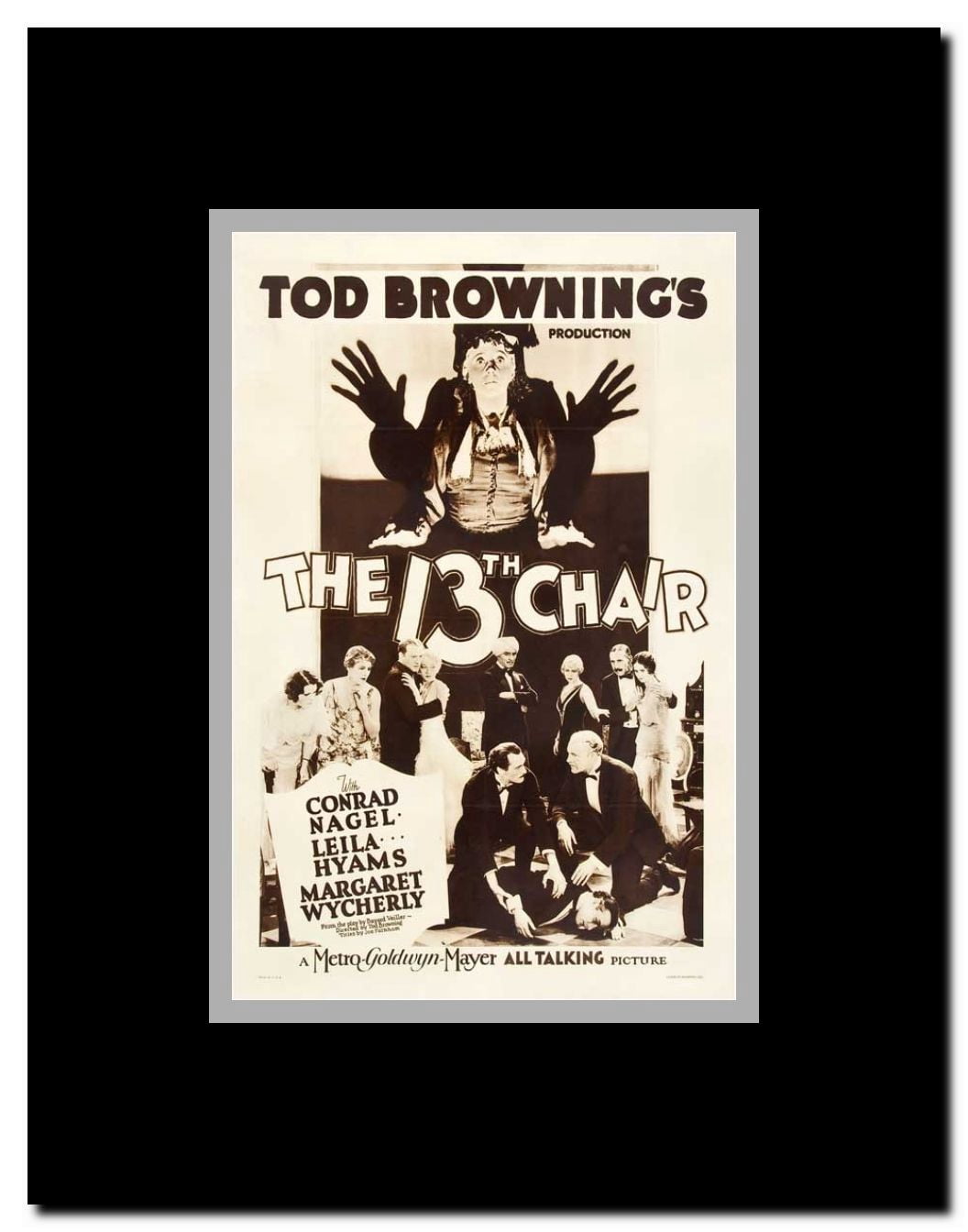 The Thirteenth Chair Framed Movie Poster