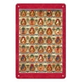 thumbnail image 1 of The Thirty-Five Confession Buddhas - Shakyamuni Buddha - Vintage Tibetan Thangka Buddhist Painting c.1800s - 8 x 12 inch Vintage Metal Tin Sign, 1 of 4