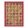 thumbnail image 1 of The Thirty-Five Confession Buddhas - Shakyamuni Buddha - Vintage Tibetan Thangka Buddhist Painting c.1800s - Fine Art Matte Paper Print (Unframed) 11x14in, 1 of 4
