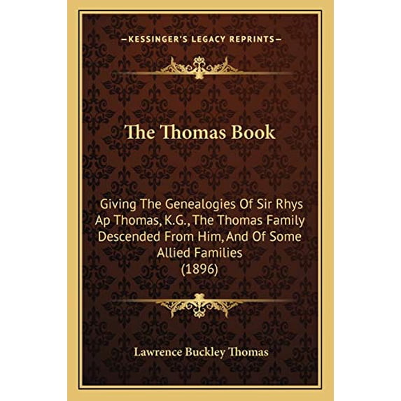 The Thomas Book (Paperback)