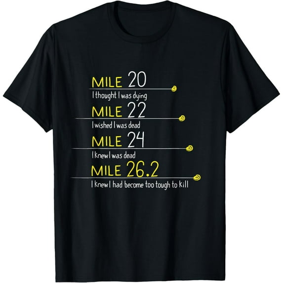 The Thoughts Of Marathoner Runner Gift Funny Marathon T-Shirt