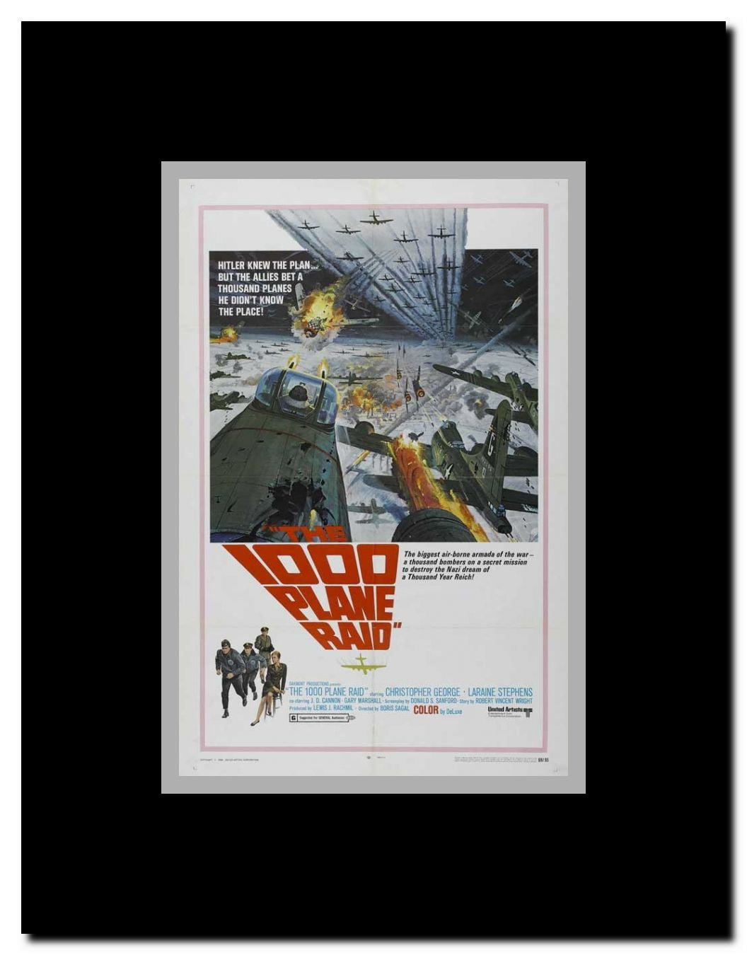 The Thousand Plane Raid Framed Movie Poster