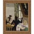 thumbnail image 1 of The Thread 24x20 Gold Ornate Wood Framed Canvas Art by Edouard Vuillard, 1 of 2