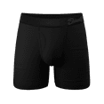 thumbnail image 1 of The Threat Level Midnight - Shinesty Black Ball Hammock Pouch Underwear With Fly  5X, 1 of 5