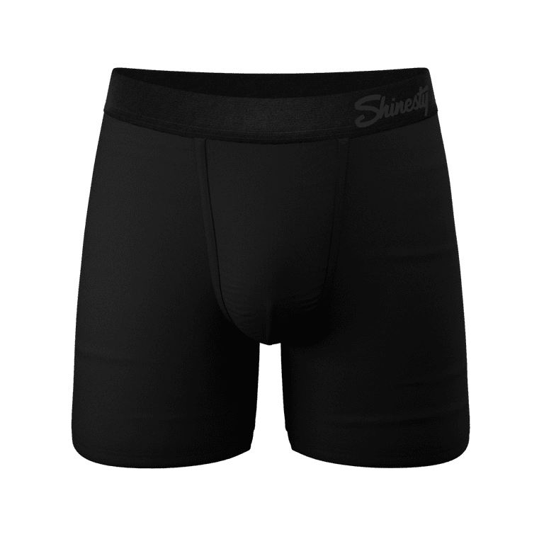 The Threat Level Midnight - Shinesty Black Ball Hammock Pouch Underwear XL