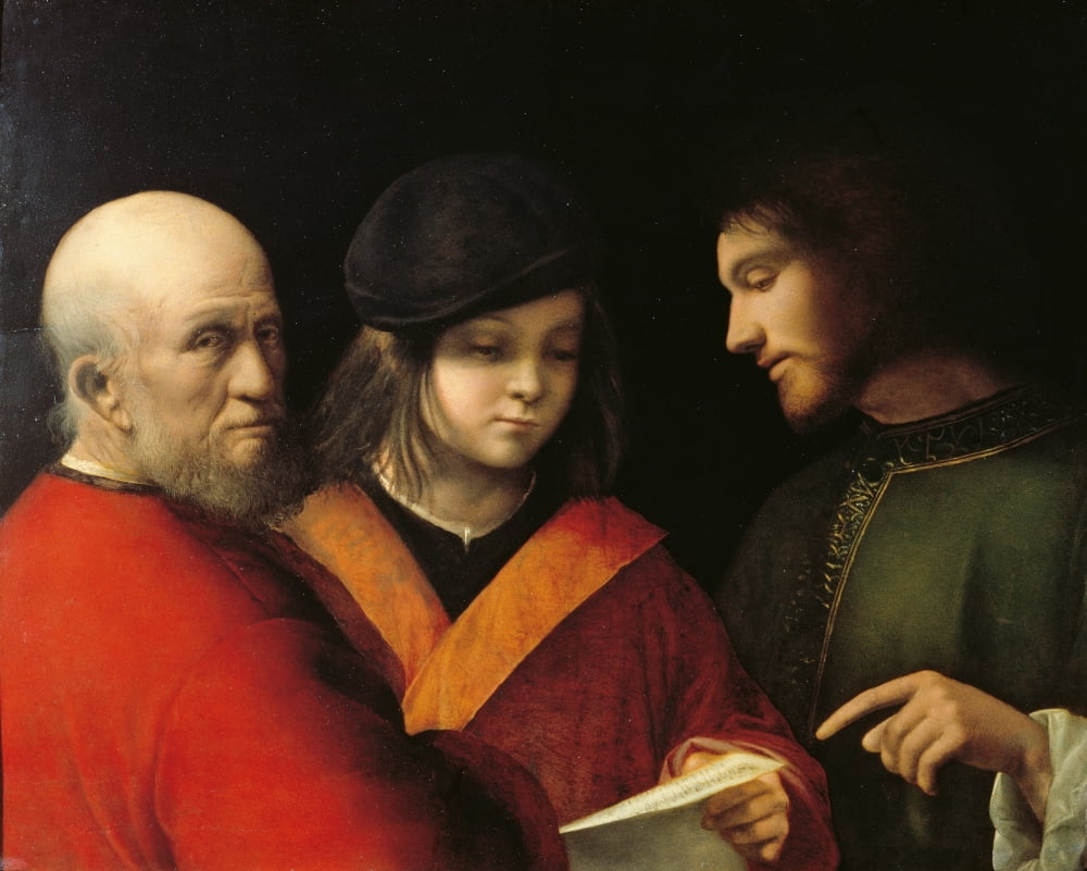 The Three Ages Canvas Art - (24 x 18)