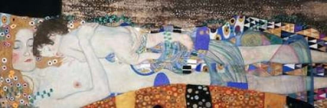 The Three Ages of Woman Canvas Art - Gustav Klimt (8 x 24)