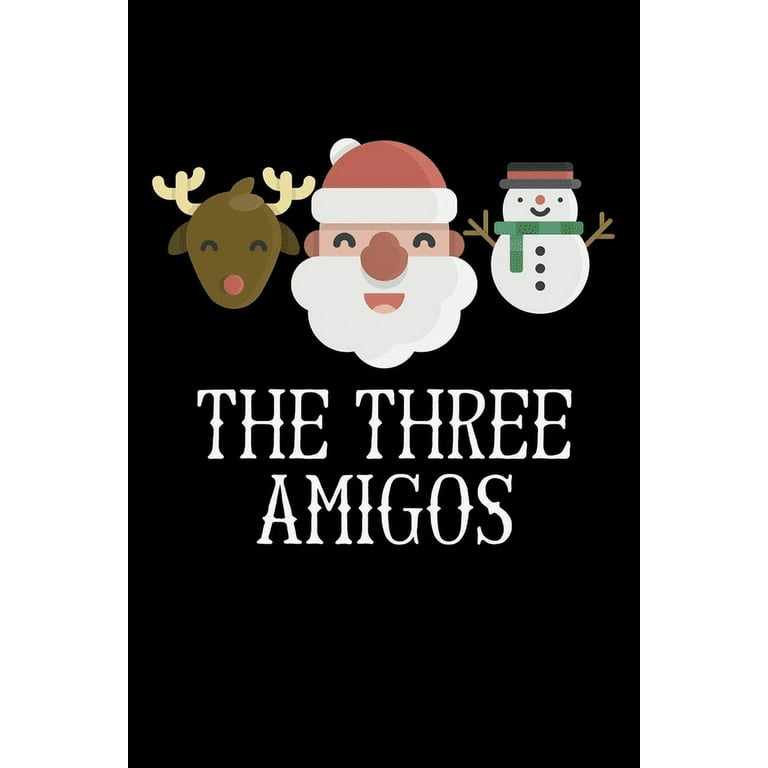 The Three Amigos : Christmas Notebook - Funny Xmas Pun Sayings