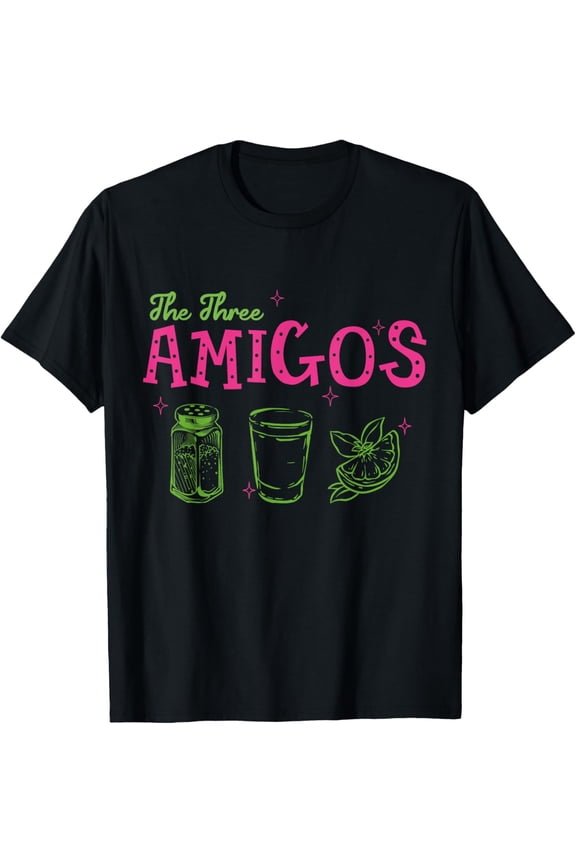 The Three Amigos Lime Salt Tequila Funny T-Shirt