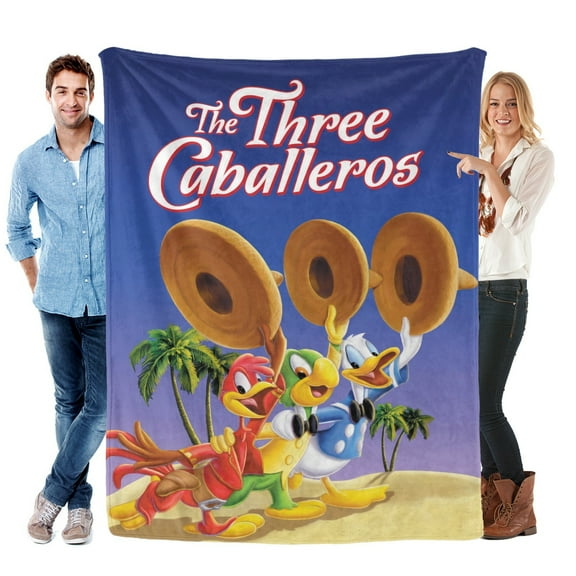 The Three Caballeros Blanket Soft Bed Sofa Throw Cozy Lightweight Birthday Gift