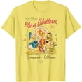 thumbnail image 1 of The Three Caballeros Donald Duck Vintage Distressed DTG Print Unisex T-Shirt,Cornsilk Color,Size 2XL, 1 of 5