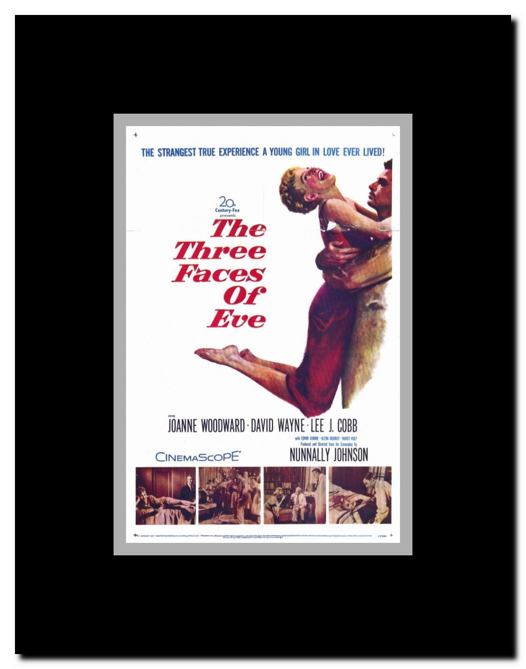 The Three Faces of Eve Framed Movie Poster