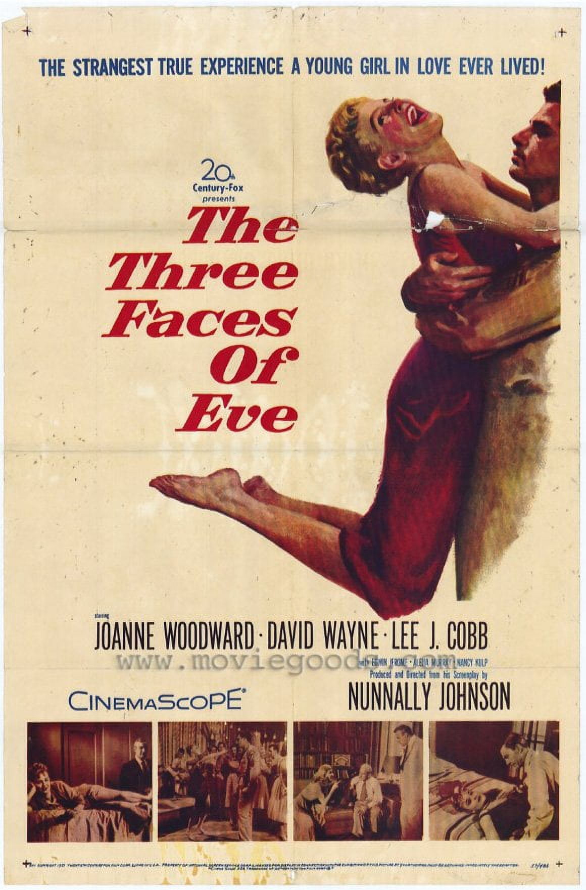 The Three Faces of Eve - movie POSTER (Style A) (27" x 40") (1957 ...