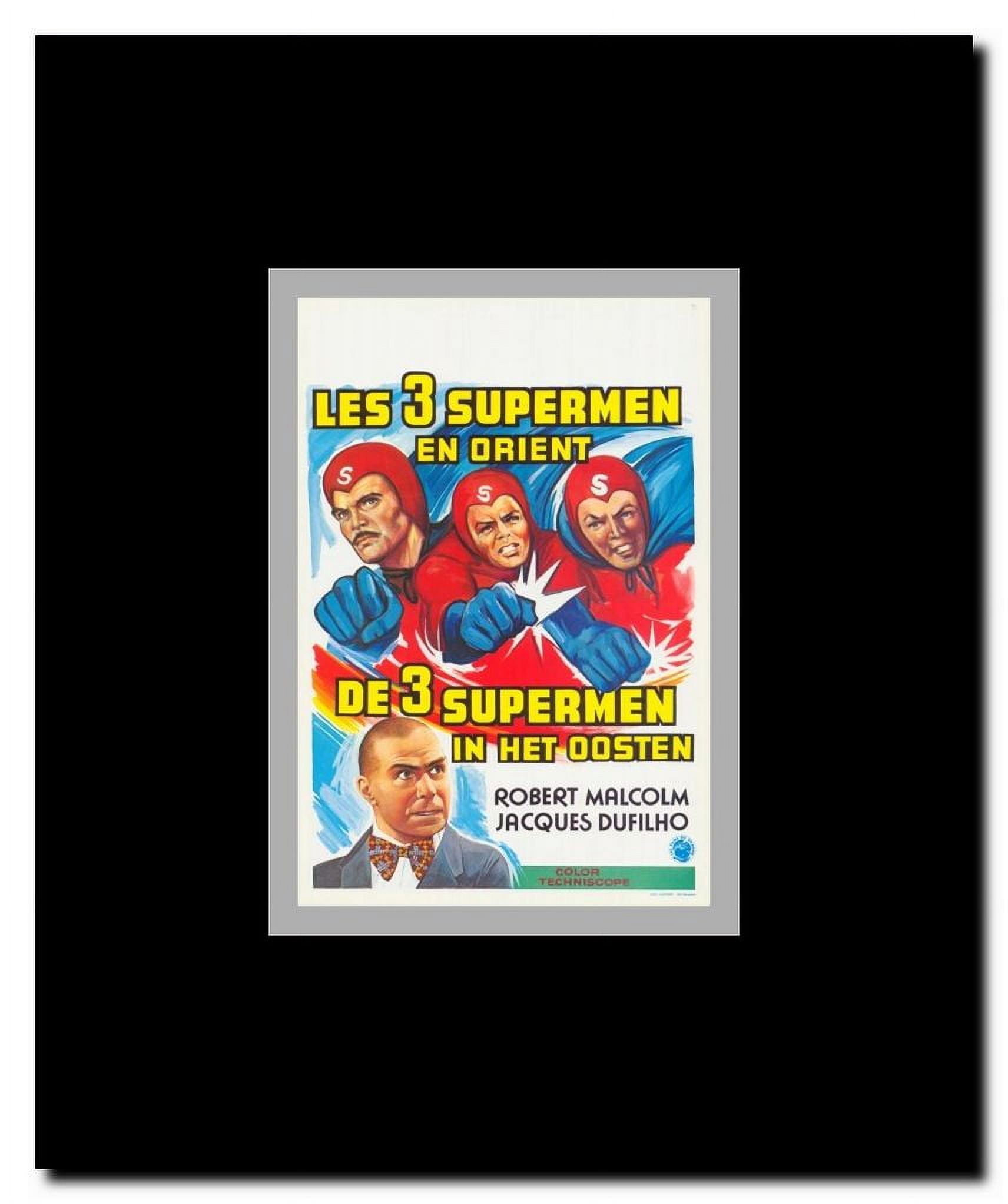 The Three Fantastic Supermen in the Orient Framed Movie Poster