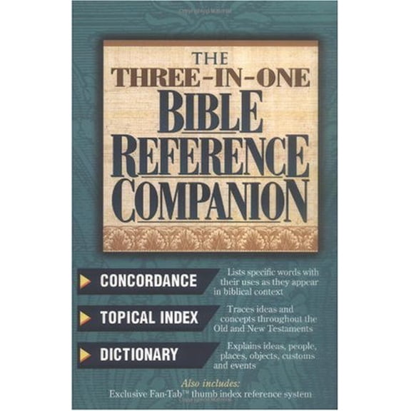 Pre-Owned The Three-in-one Bible Reference Companion Super Value Edition