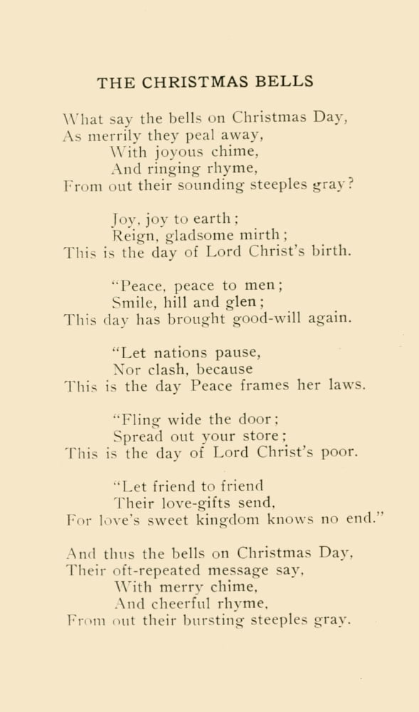 The Three Kings and other Verses 1922 Christmas Bells Canvas Art - Donald A Fraser (18 x 24)