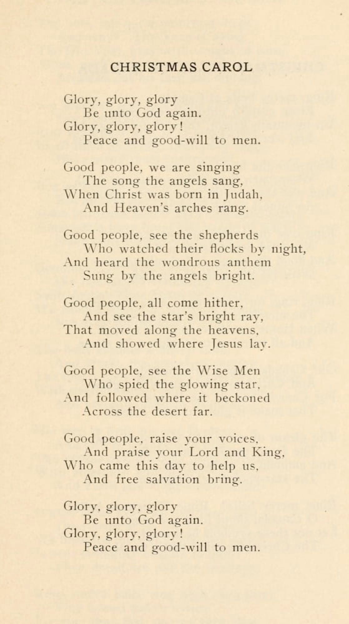The Three Kings and other Verses 1922 Christmas Carol Canvas Art - Donald A Fraser (24 x 36)