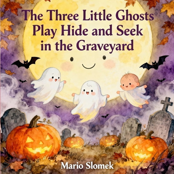 The Three Little Ghosts Play Hide and Seek in the Graveyard: A Cozy Halloween Story for Kids, (Paperback)
