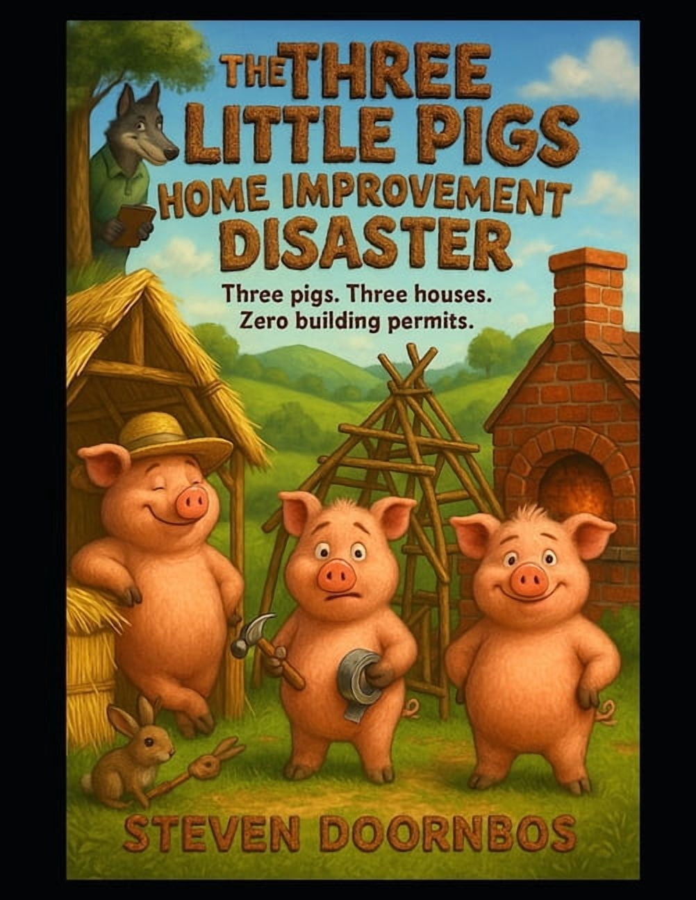 The Three Little Pigs Home Improvement Disaster. A read to me Kid's book for ages 5-12: Three pigs. Three houses. Zero b, (Paperback)