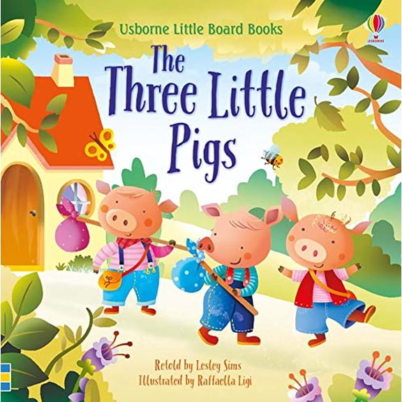 Pre-Owned The Three Little Pigs by Lesley Sims (Board Book), English
