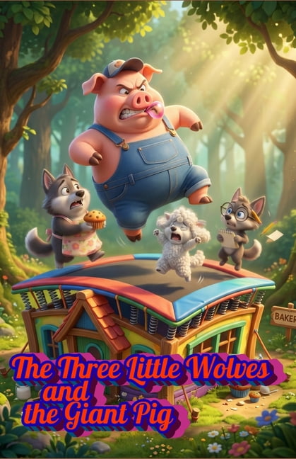 The Three Little Wolves and the Giant Pig: A Funny Twist on a Classic Fairy Tale for Kids, (Paperback)