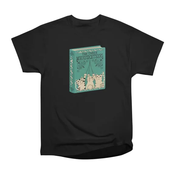The Three Meowsketeers Bookish Cat Pun Classic Literature Pun With Cats The Three Musketee