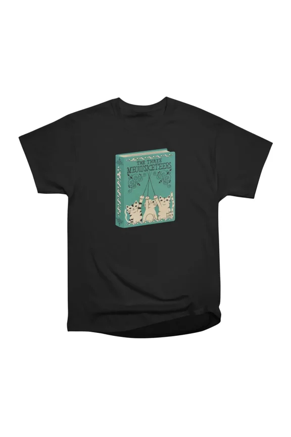 The Three Meowsketeers Bookish Cat Pun Classic Literature Pun With Cats The Three Musketee